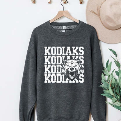 Cascade Middle School Kodiaks Mascot Crewneck *Youth and Adult Sizes*