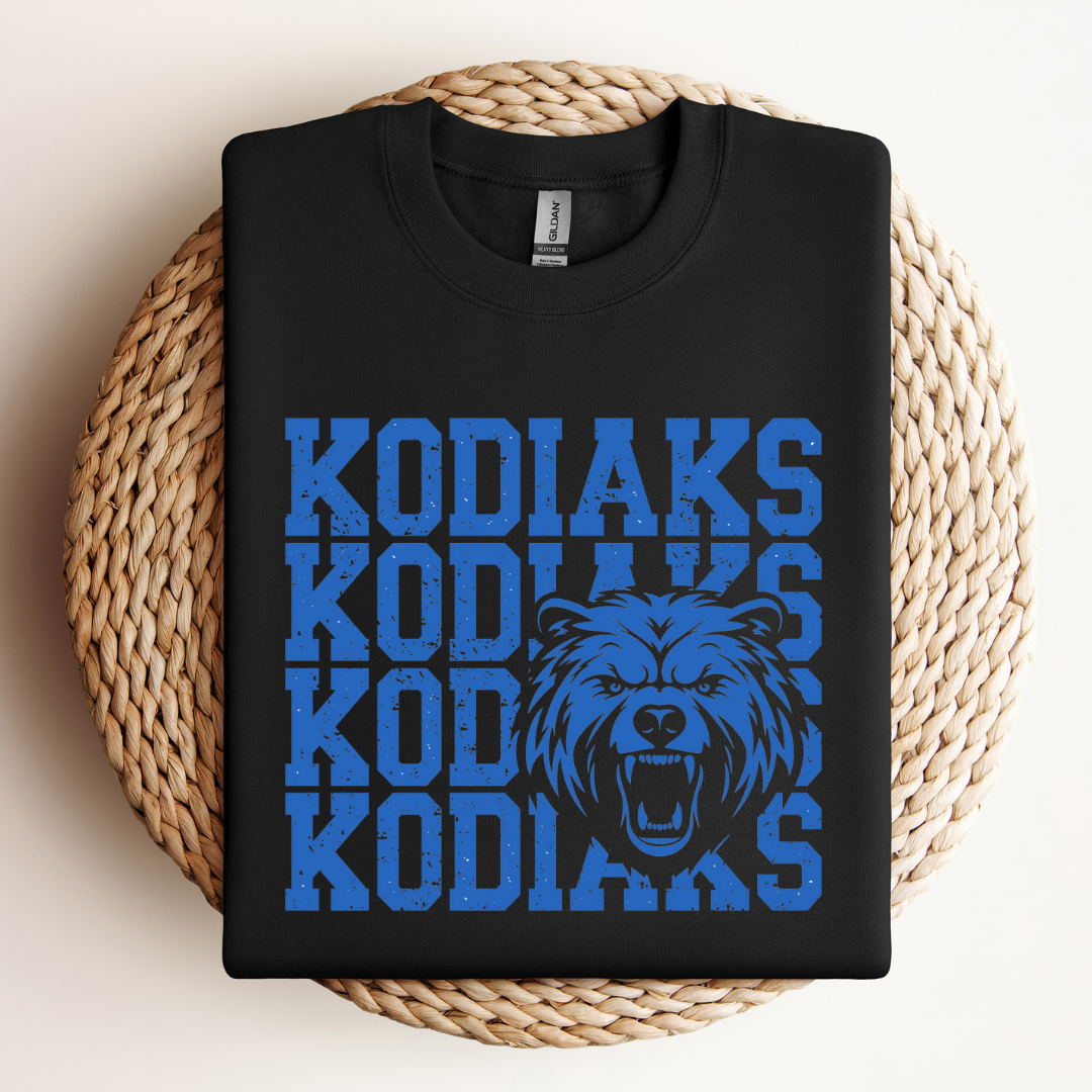 Cascade Middle School Kodiaks Mascot Crewneck *Youth and Adult Sizes*