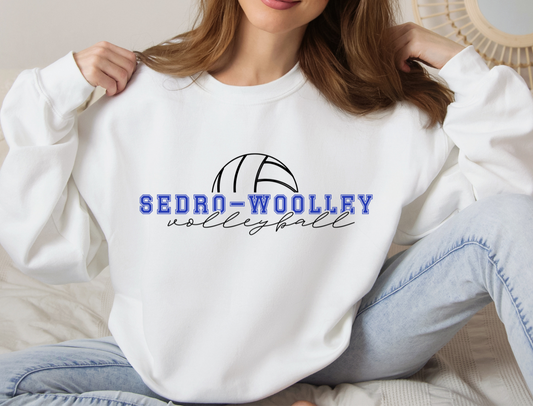 Sedro Woolley Volleyball Ball Crewneck *Youth and Adult Sizes*