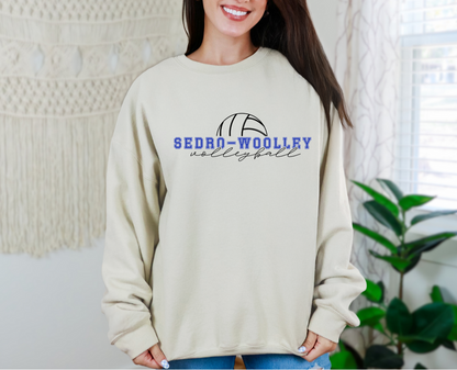 Sedro Woolley Volleyball Ball Crewneck *Youth and Adult Sizes*