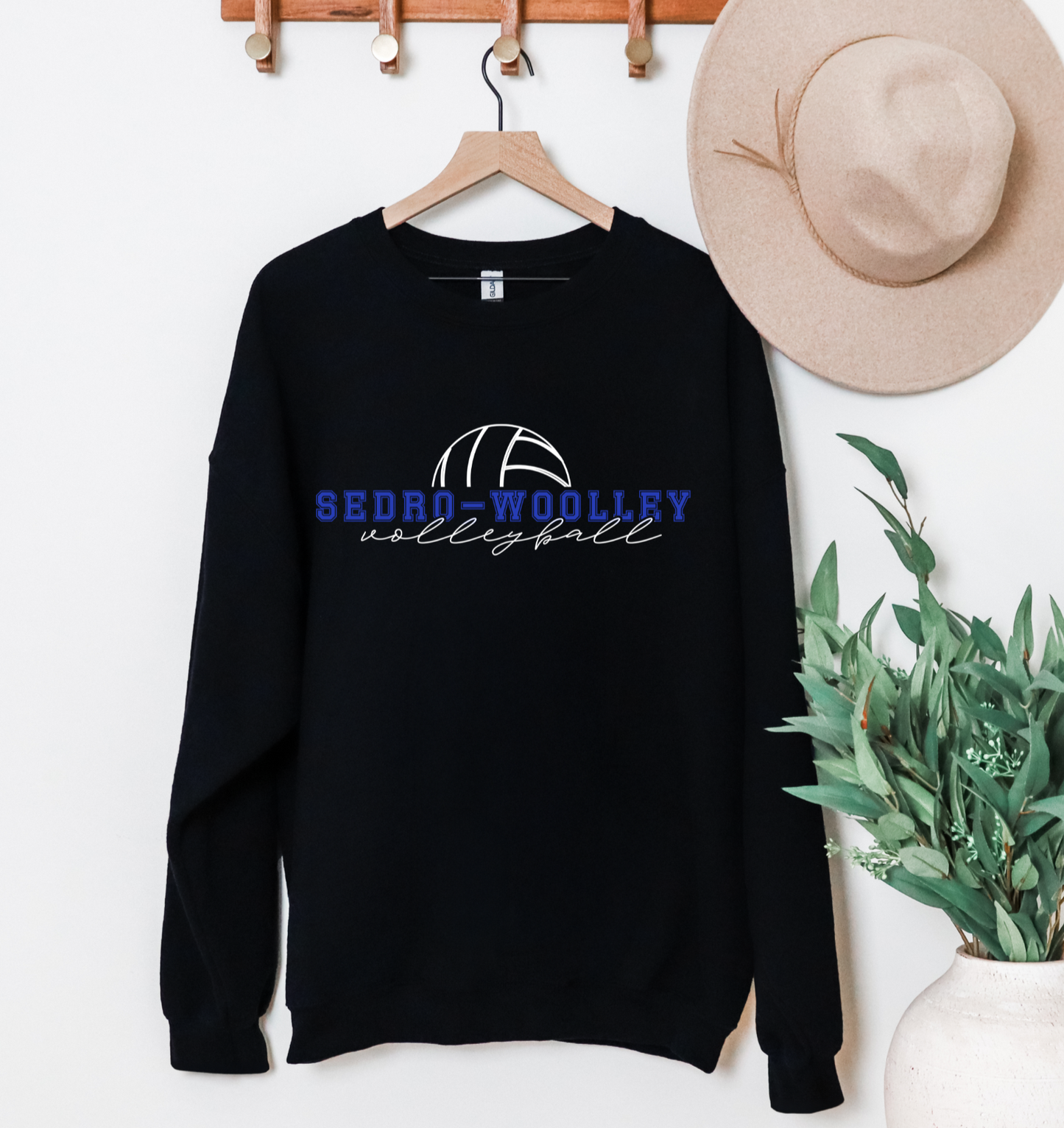 Sedro Woolley Volleyball Ball Crewneck *Youth and Adult Sizes*