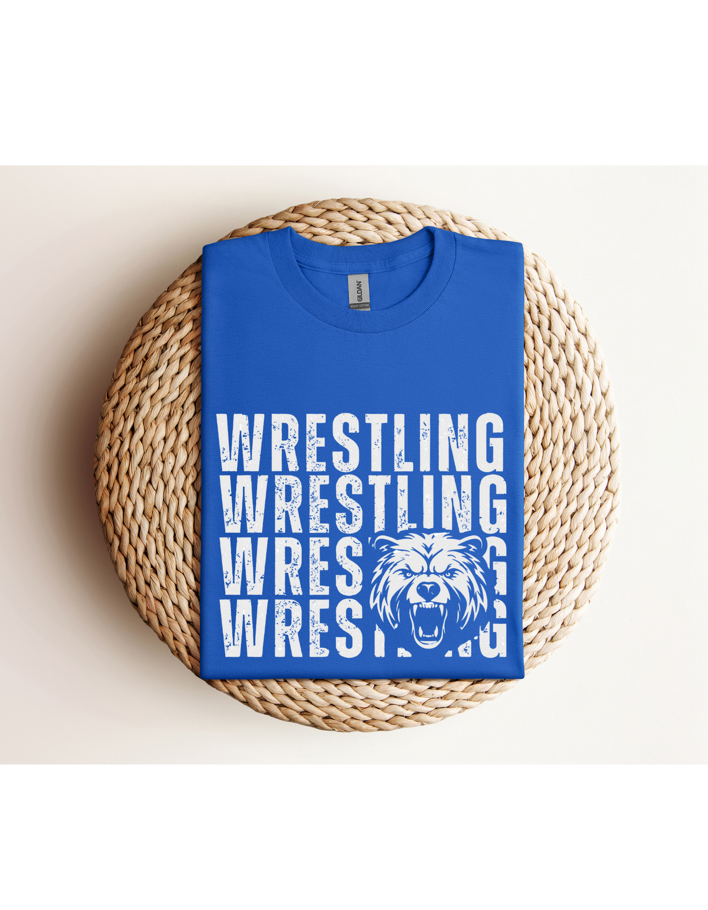 Cub Mascot Wrestling Long Sleeve Shirt