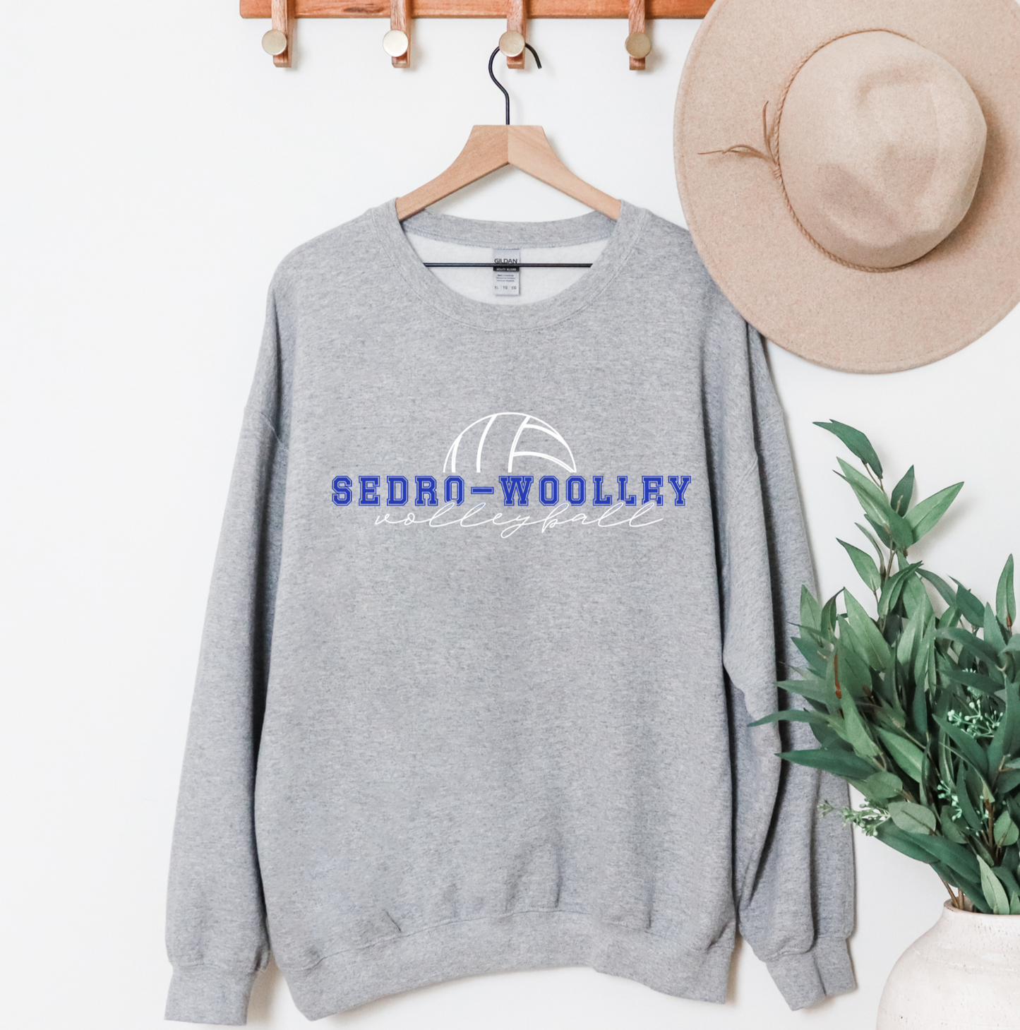 Sedro Woolley Volleyball Ball Crewneck *Youth and Adult Sizes*