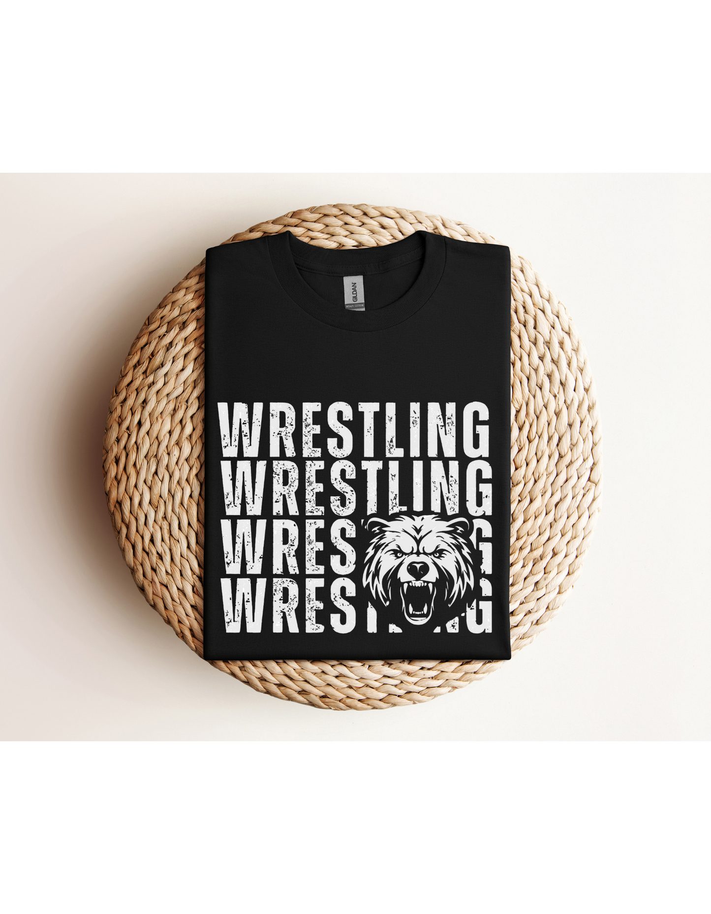 Cub Mascot Wrestling Long Sleeve Shirt