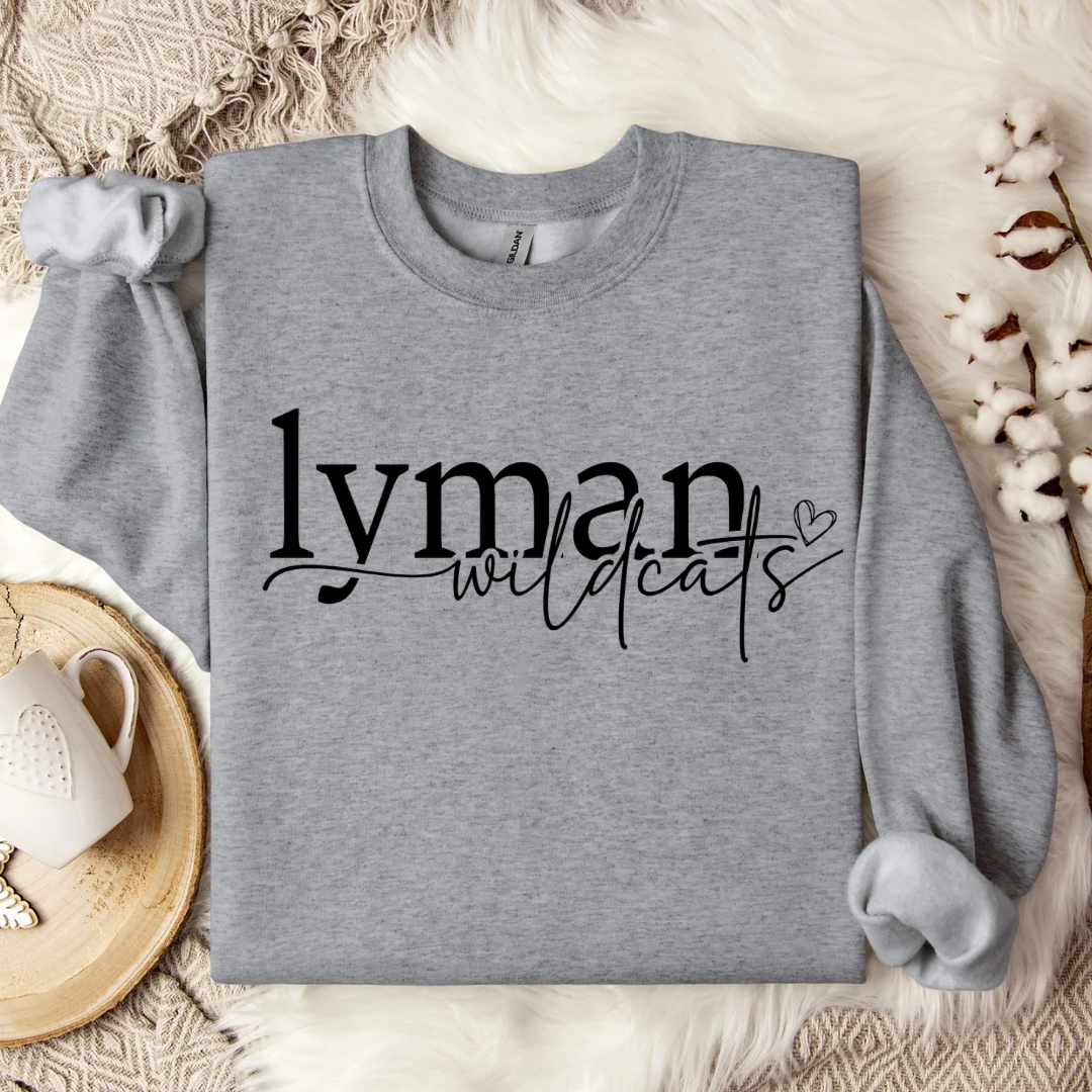 Lyman Wildcats Crewneck *Youth and Adult Sizes*