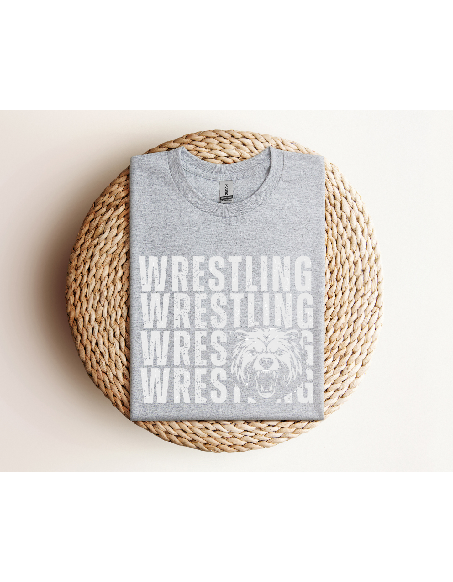 Cub Mascot Wrestling Long Sleeve Shirt