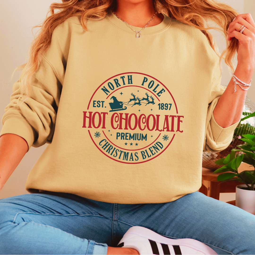 North Pole Hot Chocolate Crewneck Sweatshirt