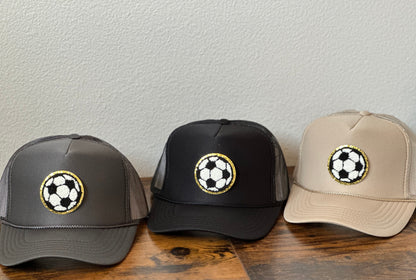 Soccer Patch Trucker Hat