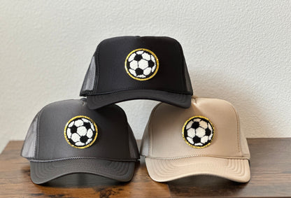 Soccer Patch Trucker Hat