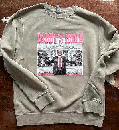 Donald Trump "Daddy's Home" Crewneck