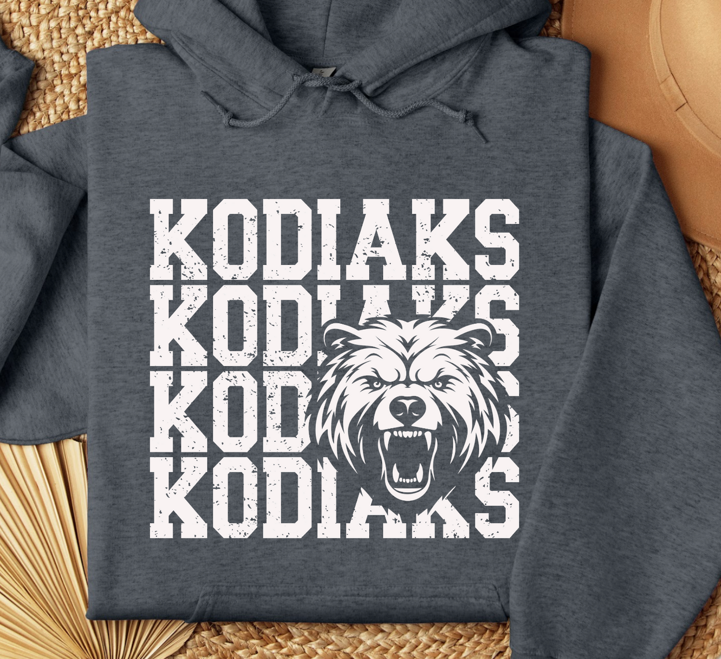 Cascade Middle School Kodiaks Mascot Hoodie *Youth and Adult Sizes*