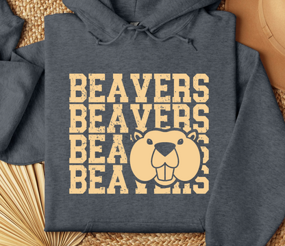 Beavers Mascot Hoodie *Youth and Adult Sizes*