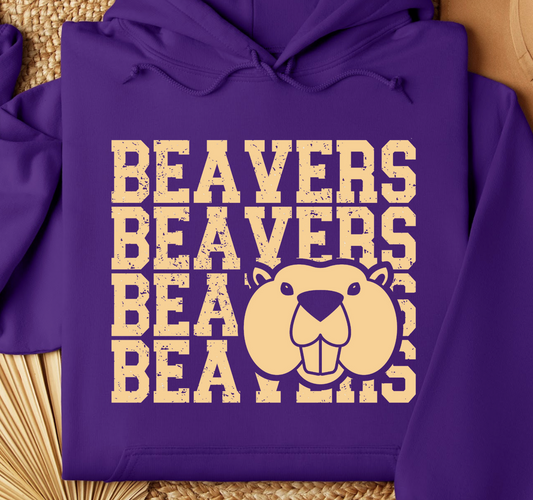 Beavers Mascot Hoodie *Youth and Adult Sizes*