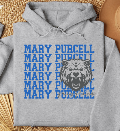 Mary Purcell Grizzlies Hoodies *Youth and Adult Sizes*