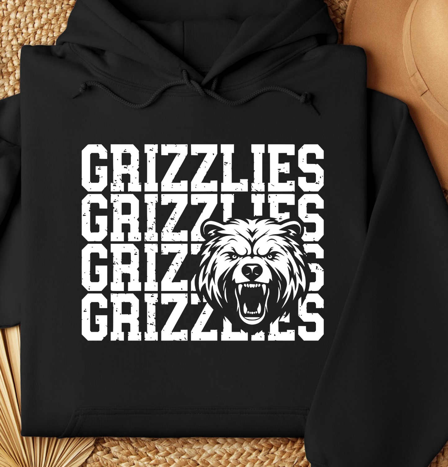 Grizzlies Mascot Hoodie *Youth and Adult Sizes*