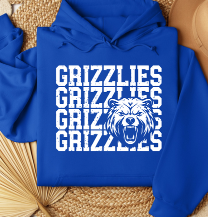 Grizzlies Mascot Hoodie *Youth and Adult Sizes*