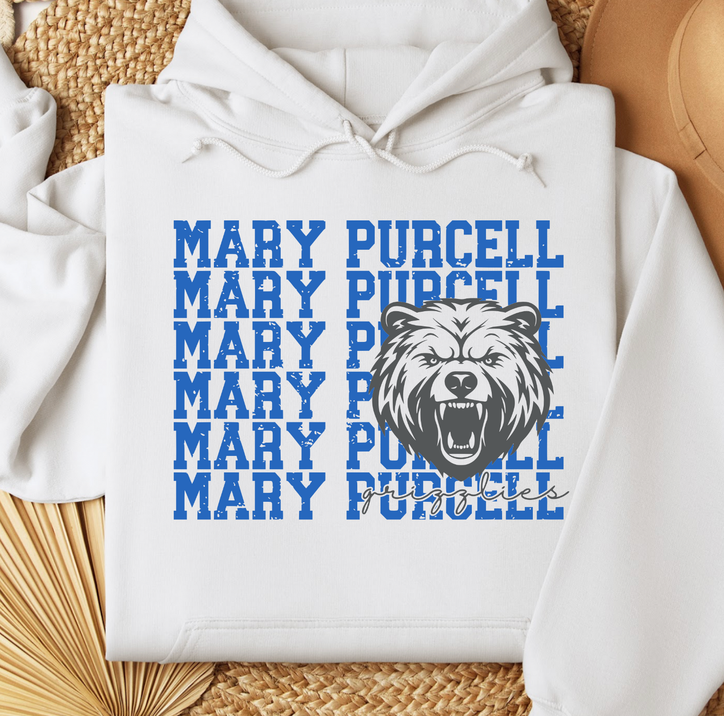 Mary Purcell Grizzlies Hoodies *Youth and Adult Sizes*