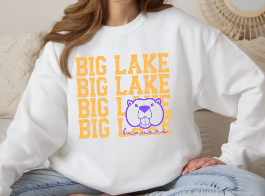 Big Lake Beavers Crewneck *Youth and Adult Sizes*