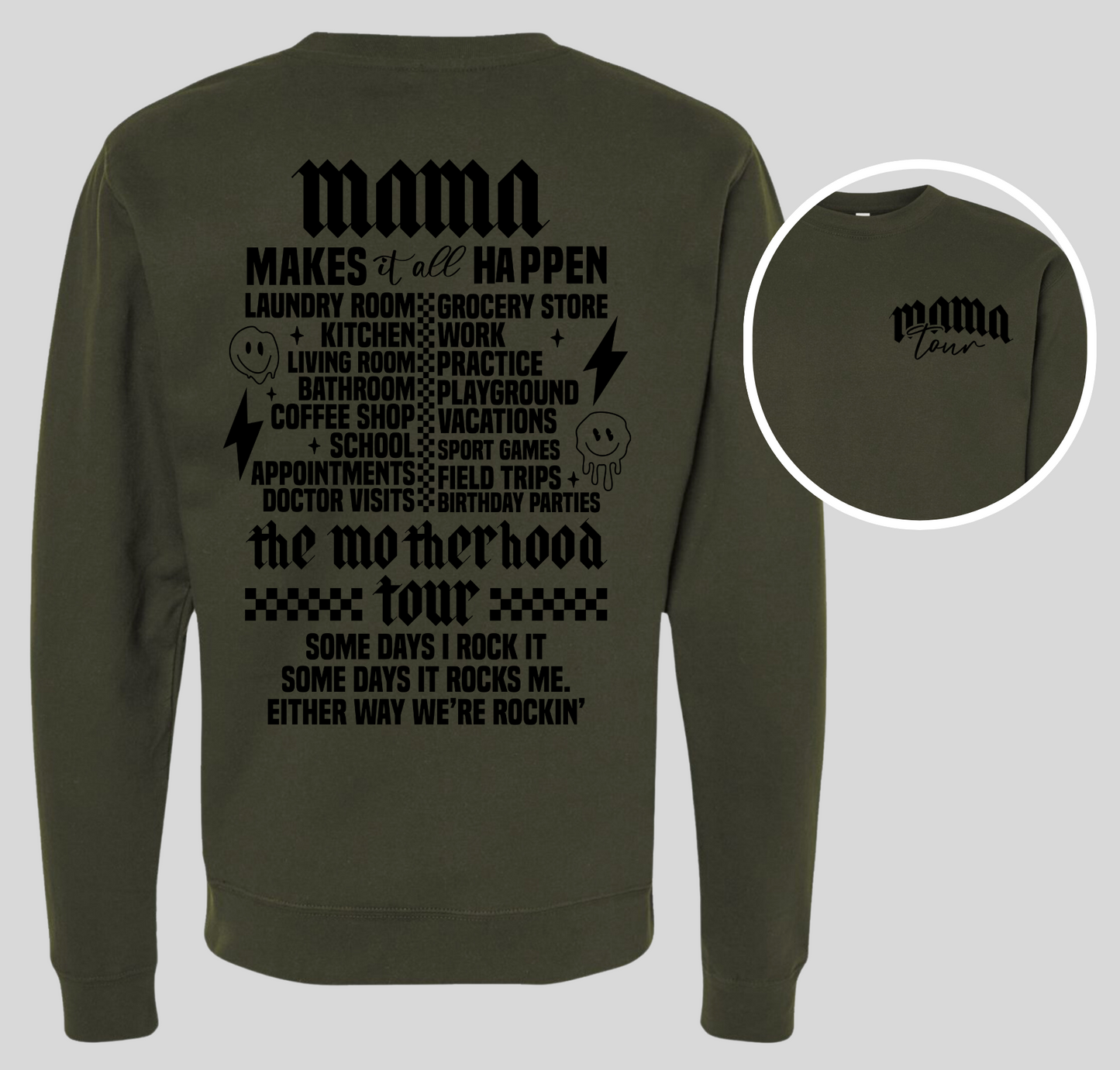 Mama Tour Crewneck Sweatshirt