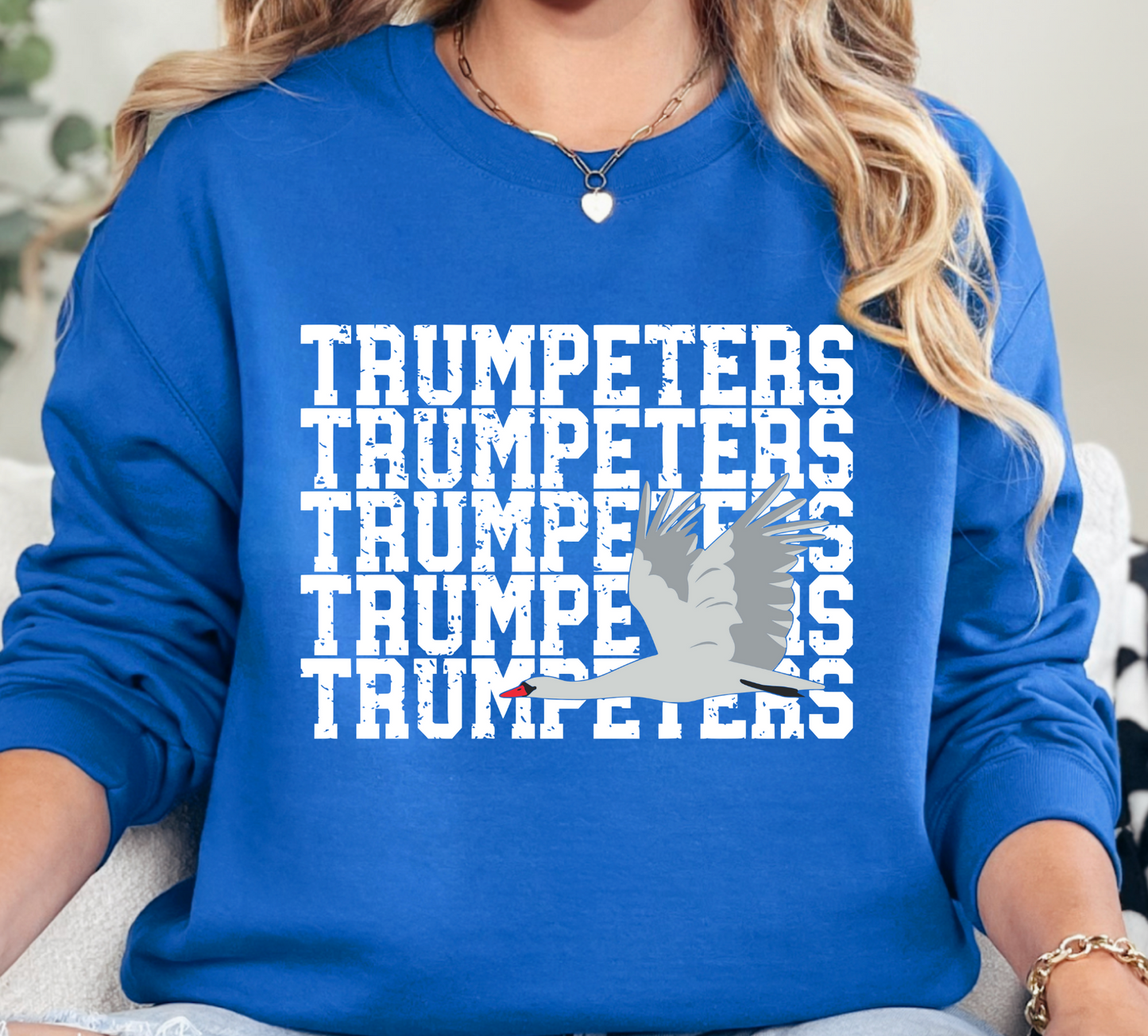 Clear Lake Trumpeters Mascot Crewneck *Youth and Adult Sizes*