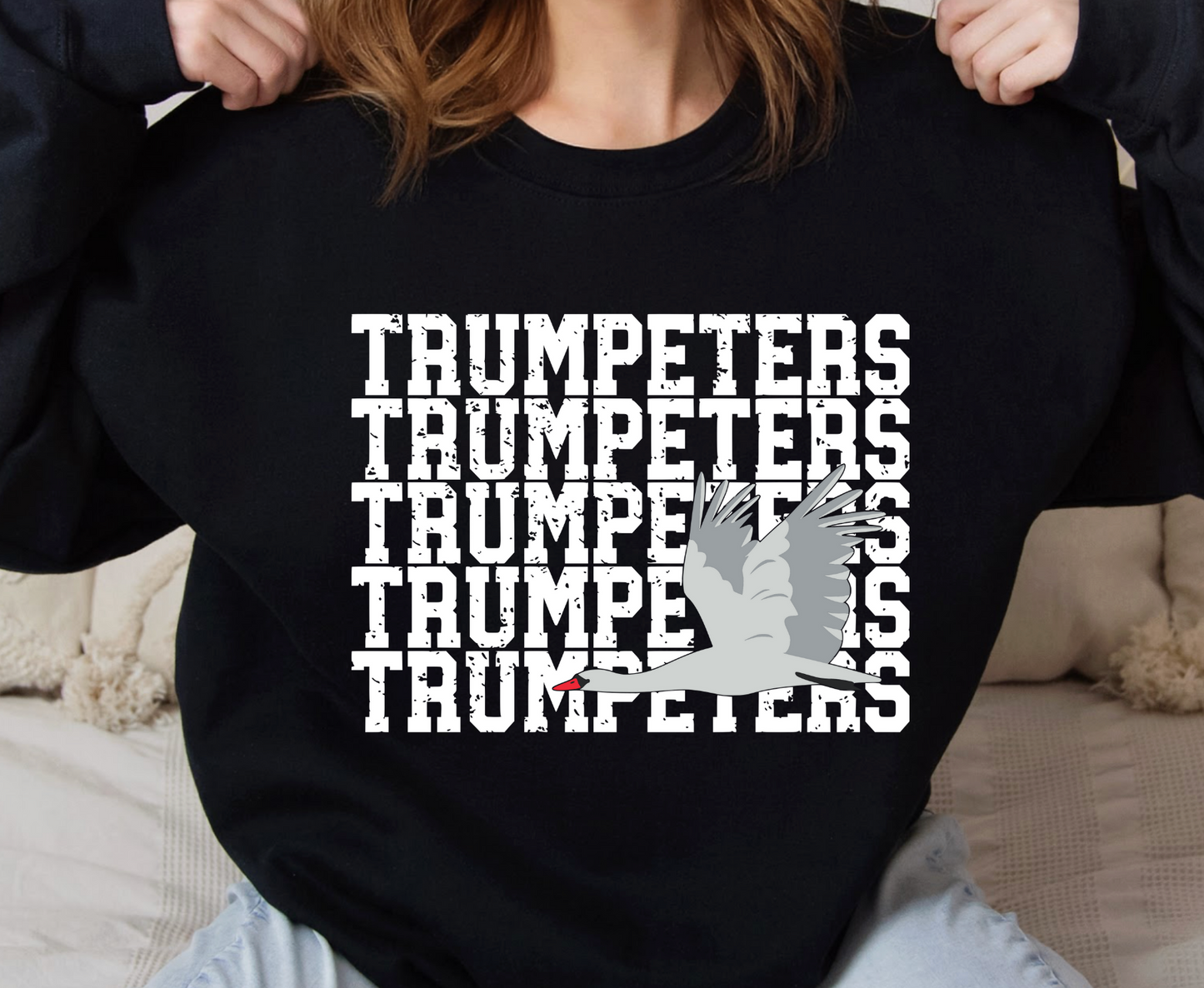 Clear Lake Trumpeters Mascot Crewneck *Youth and Adult Sizes*