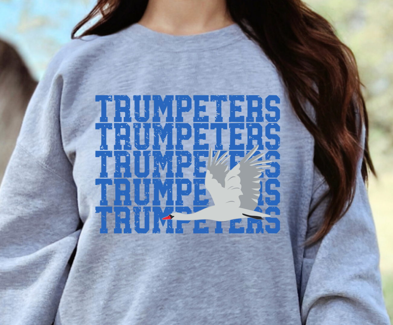 Clear Lake Trumpeters Mascot Crewneck *Youth and Adult Sizes*