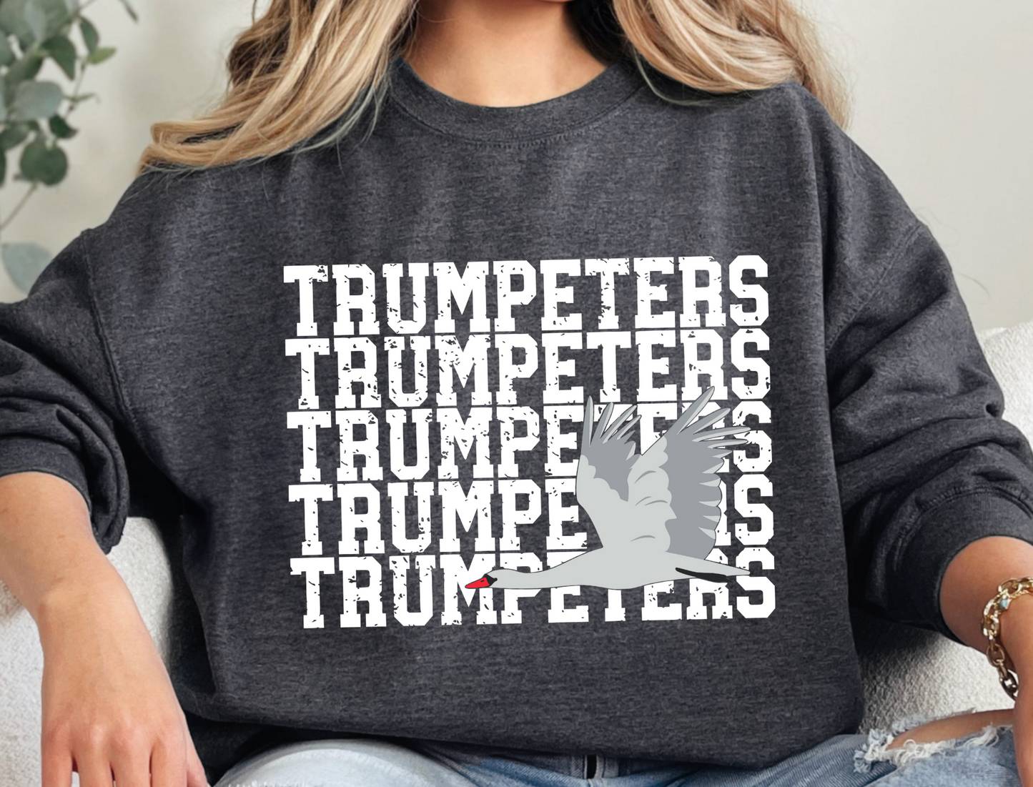 Clear Lake Trumpeters Mascot Crewneck *Youth and Adult Sizes*