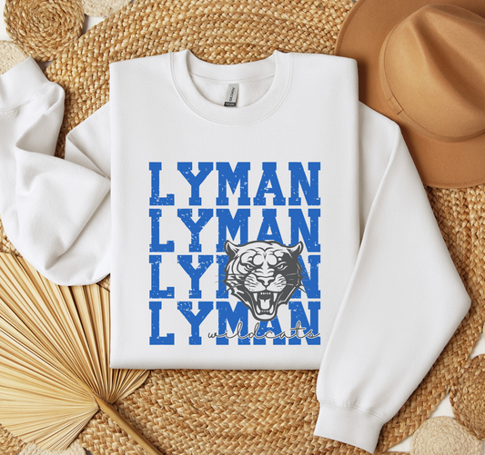 Lyman Wildcats Crewneck *Youth and Adult Sizes*