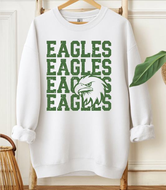 Eagles Mascot Crewneck *Youth and Adult Sizes*