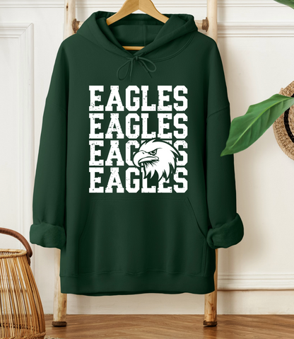 Eagles Mascot Hoodie *Youth and Adult Sizes*