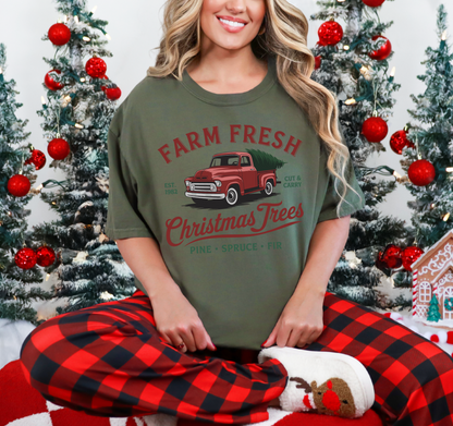 Farm Fresh Christmas Trees T-Shirt *available in youth sizes too*