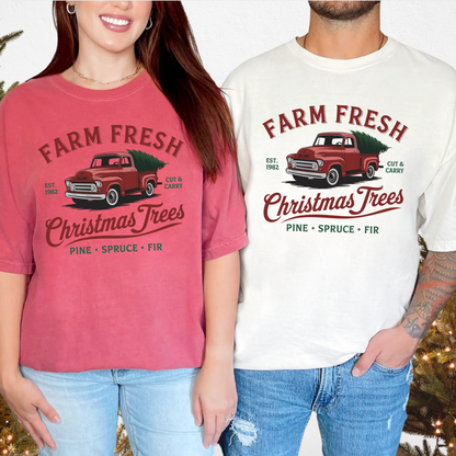 Farm Fresh Christmas Trees T-Shirt *available in youth sizes too*