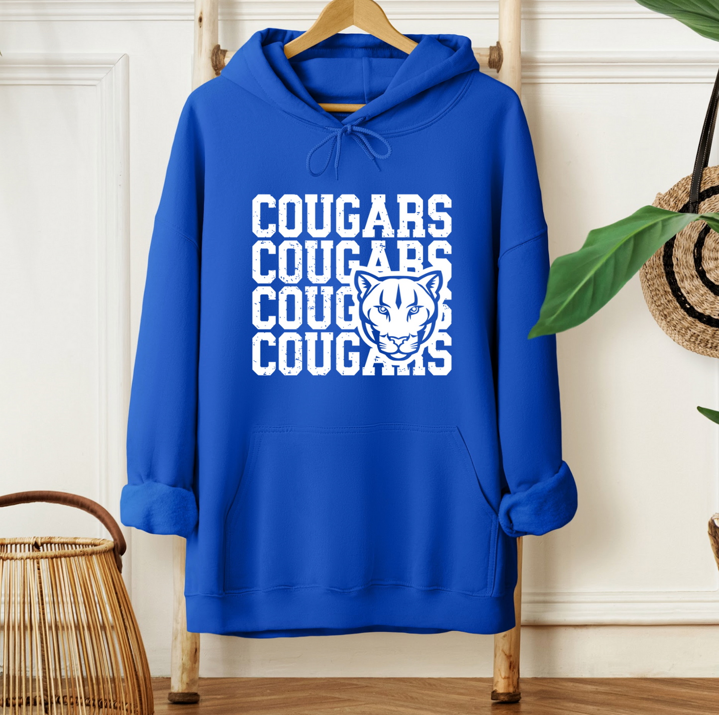 Central Cougars Mascot Hoodie *Youth and Adult Sizes*