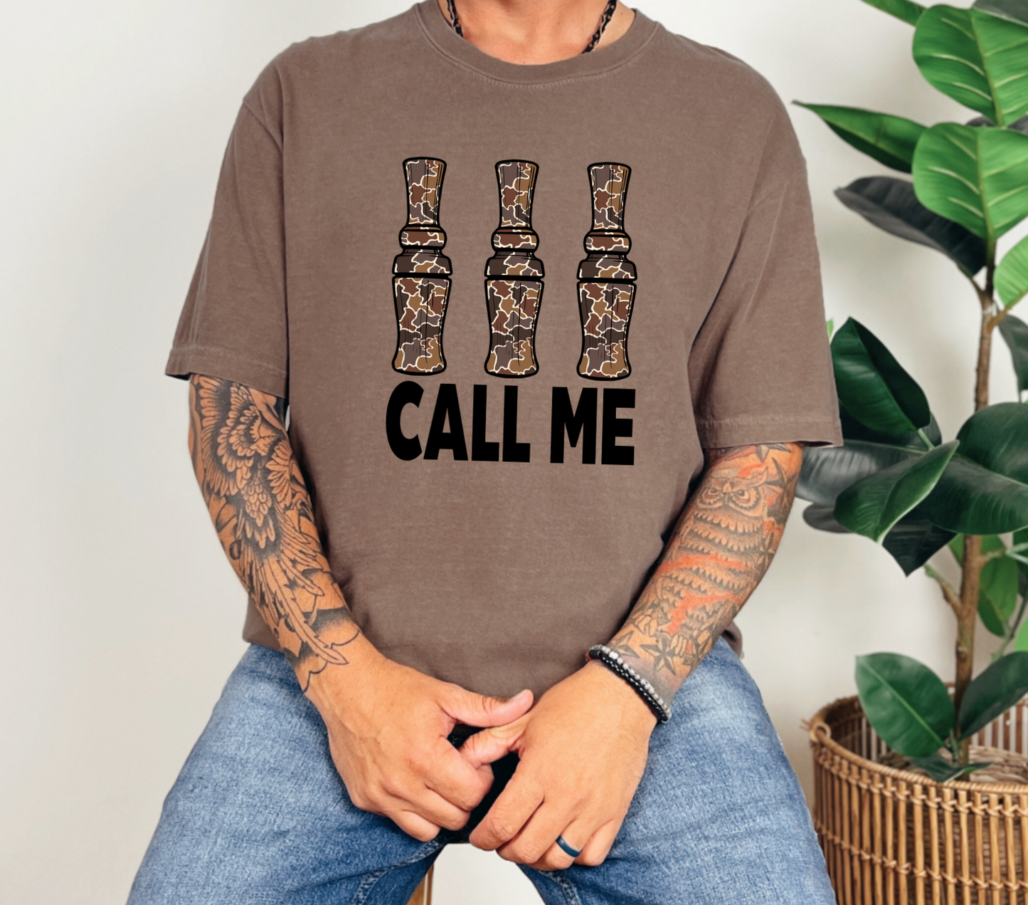 MENS - Call Me Duck Call T-Shirt *available in youth sizes too*