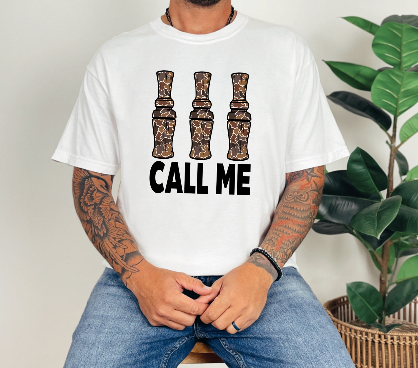 MENS - Call Me Duck Call T-Shirt *available in youth sizes too*