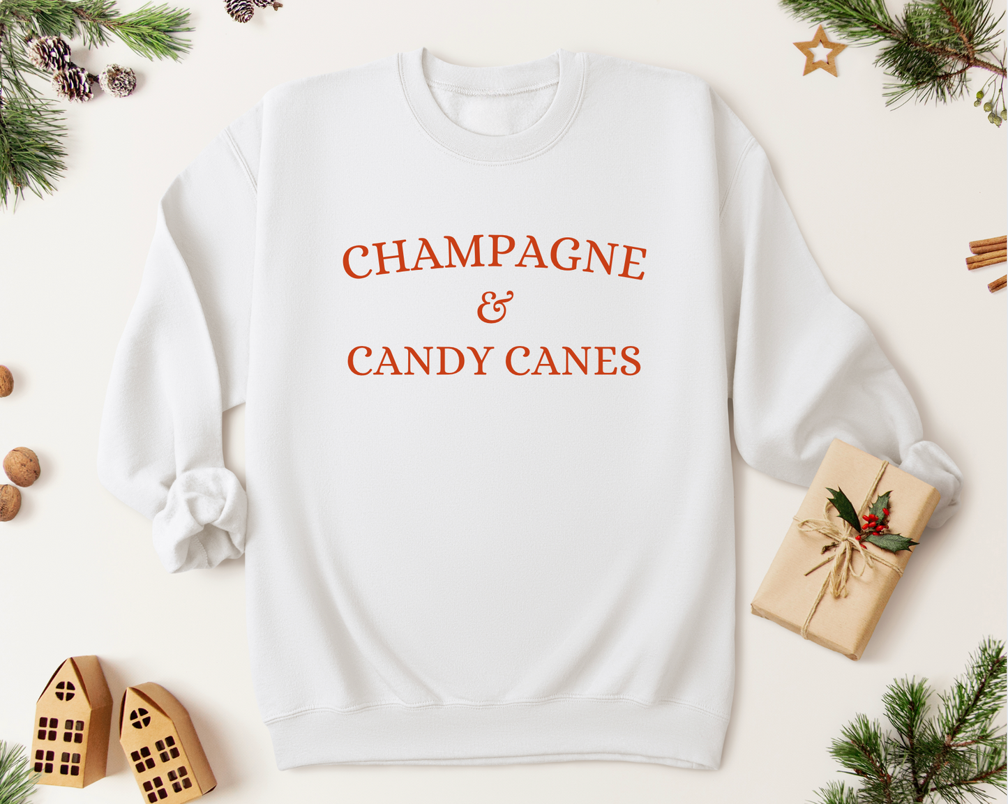 Champagne & Candy Canes