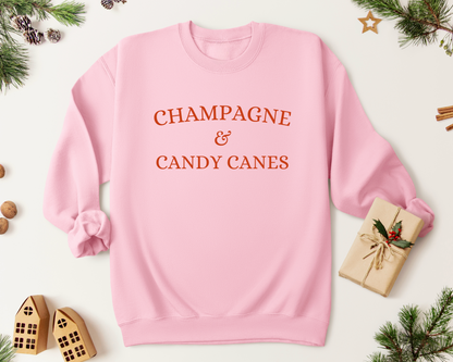 Champagne & Candy Canes