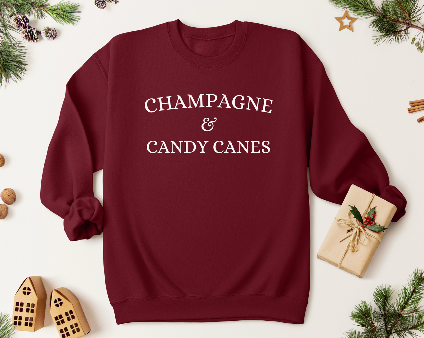 Champagne & Candy Canes