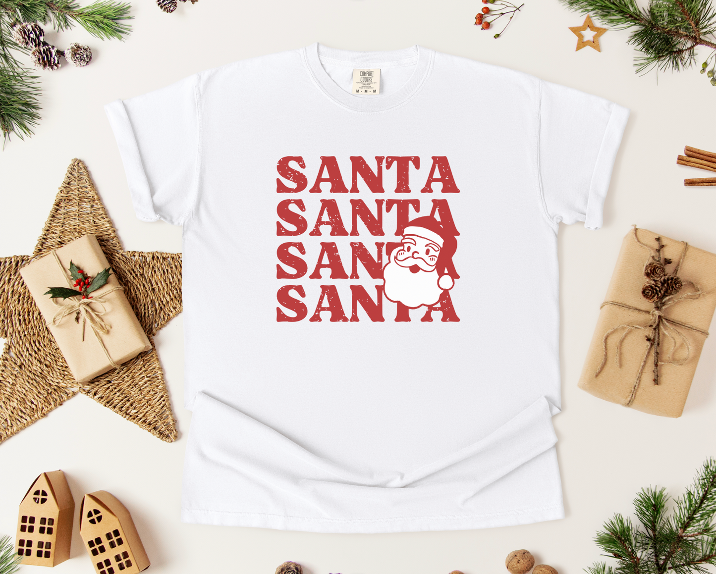 Santa Graphic T-Shirt *Youth and Adult Sizes*