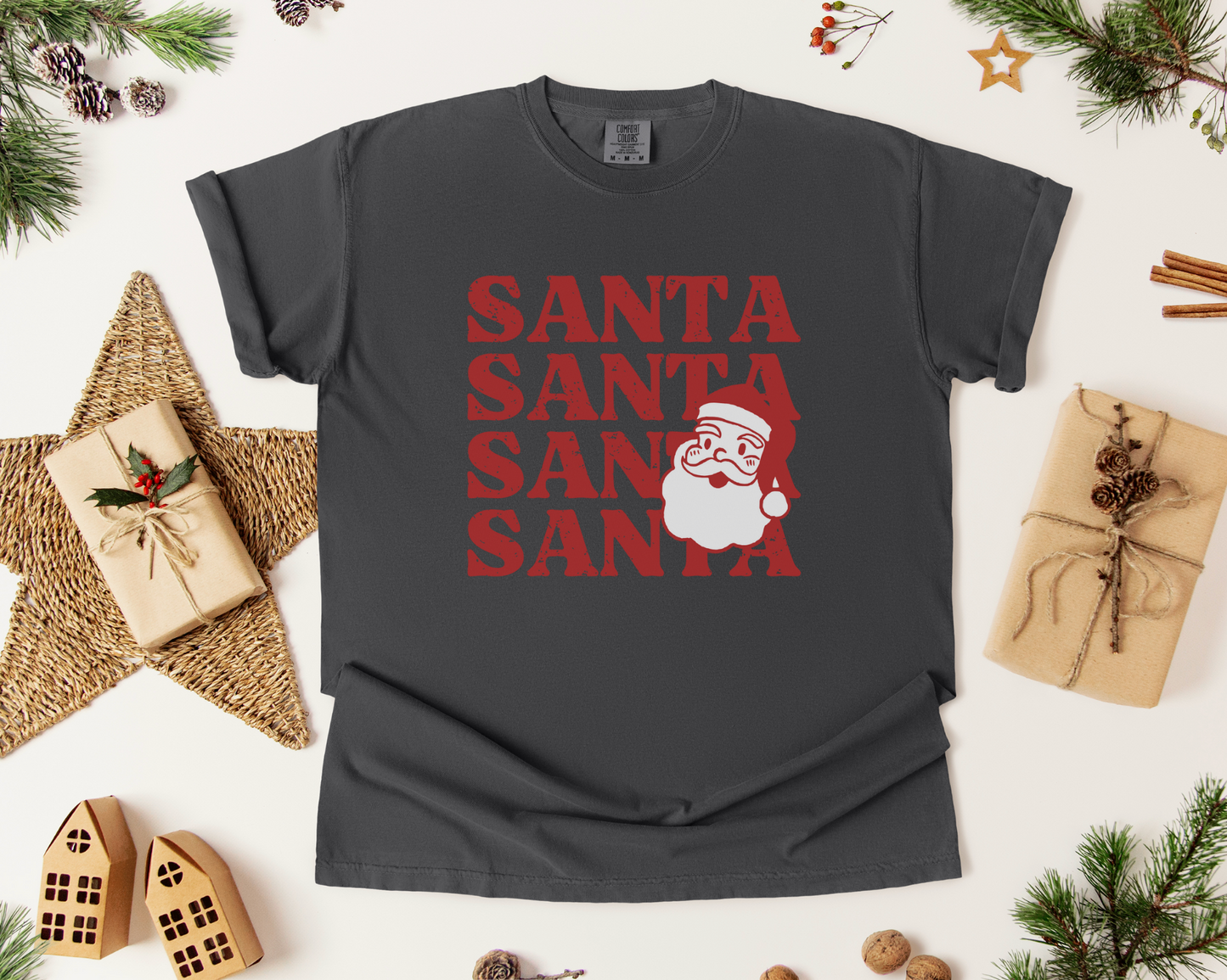 Santa Graphic T-Shirt *Youth and Adult Sizes*