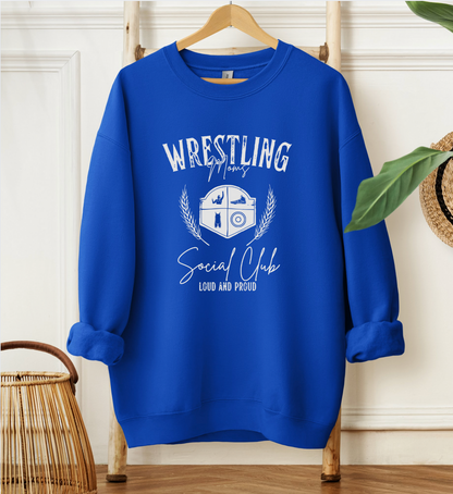 Vintage Inspired Wrestling Moms Social Club Crewneck