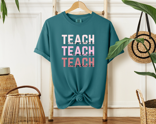 Teach Compassion, Teach Kindness, Teach Confidence T-Shirt *Pink Edition*