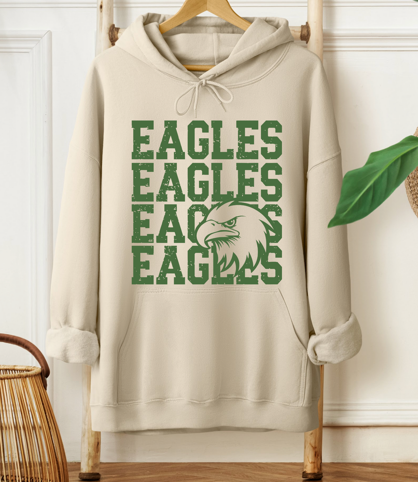 Eagles Mascot Hoodie *Youth and Adult Sizes*