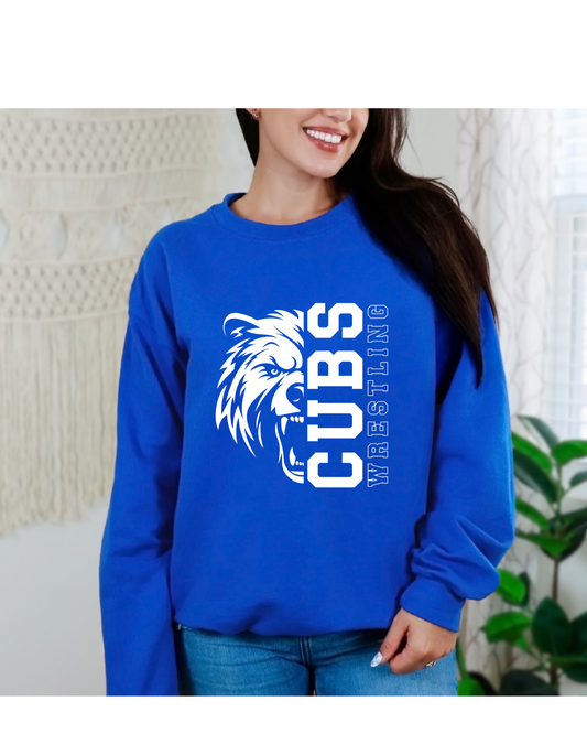 Sedro Woolley Wrestling Cubs Mascot Crewneck *Youth and Adult Sizes*