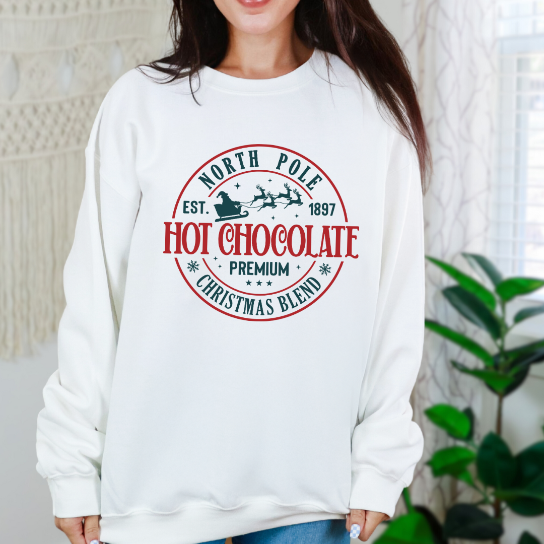 North Pole Hot Chocolate Crewneck Sweatshirt