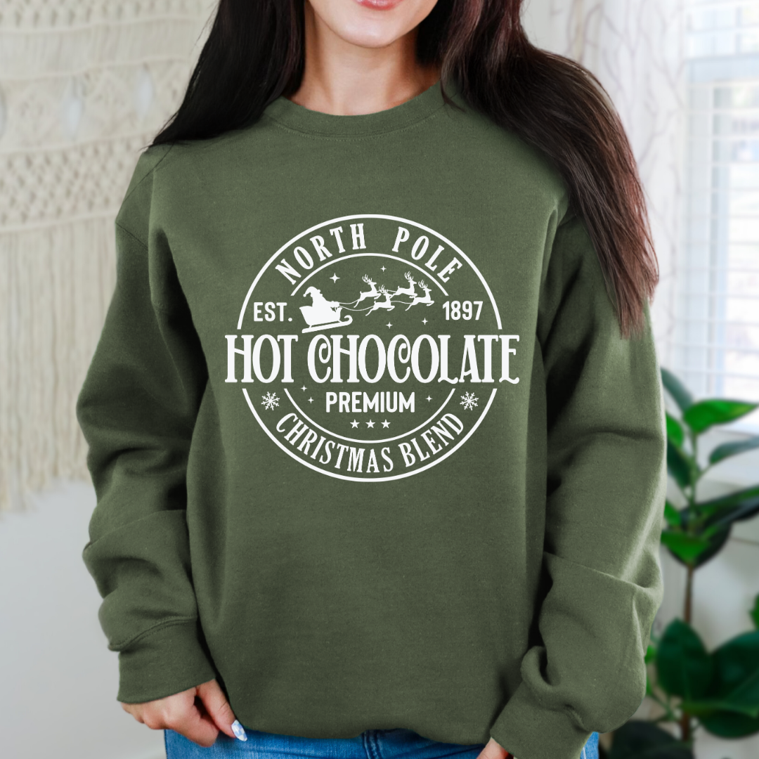 North Pole Hot Chocolate Crewneck Sweatshirt