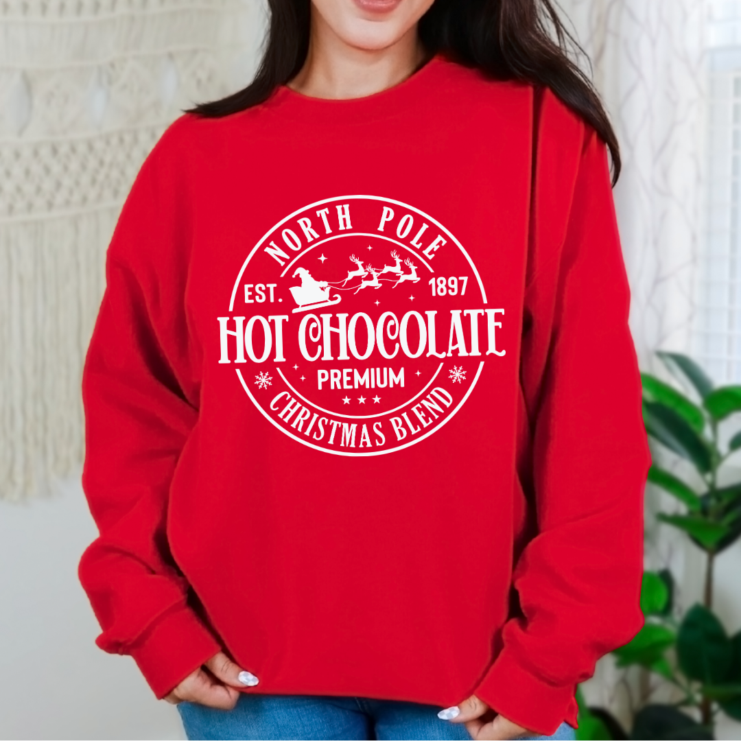 North Pole Hot Chocolate Crewneck Sweatshirt