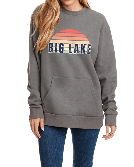 Big Lake Pocket Crewneck