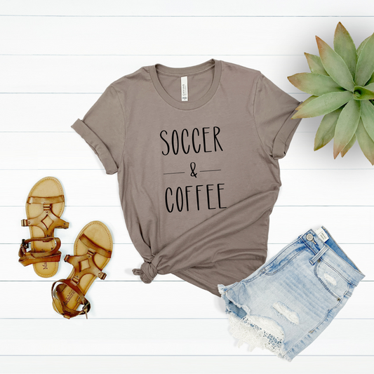 Soccer and Coffee T-shirt